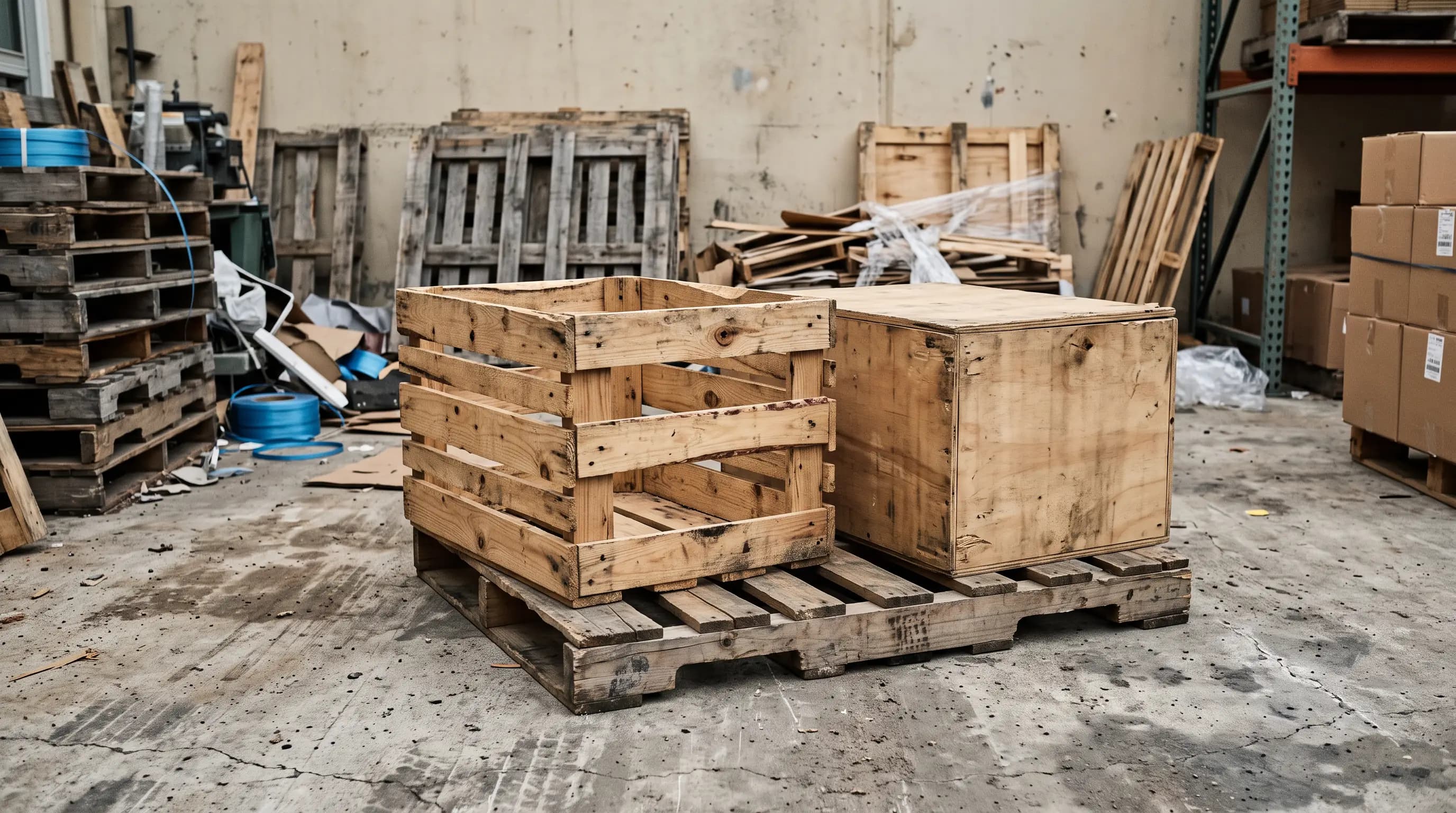 Huacal vs. caja de madera: ¿cuál elegir?