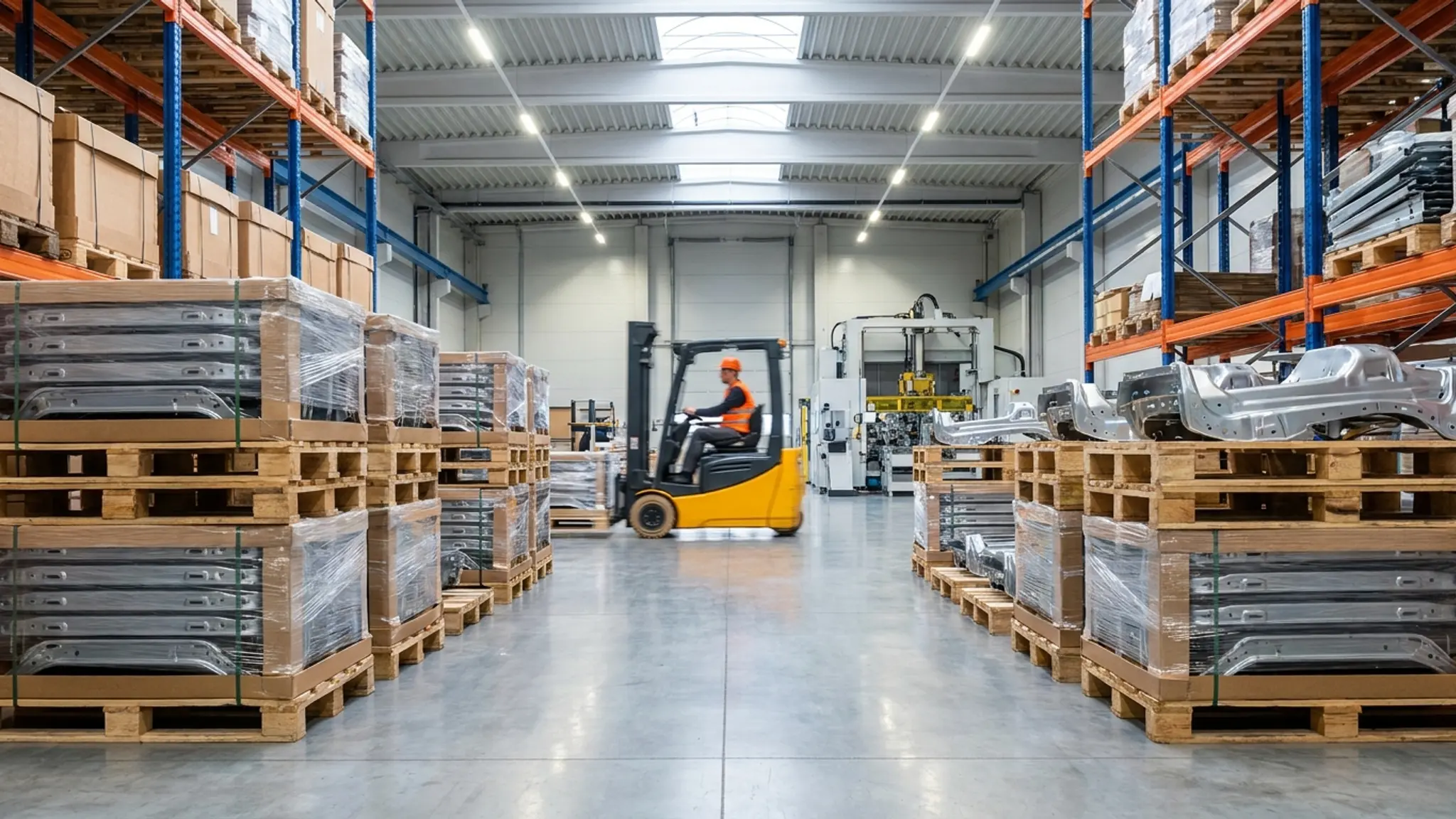 Tarimas para la industria automotriz en el Bajío