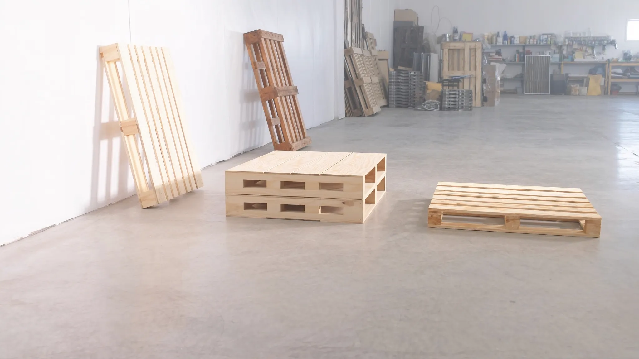 Tipos de tarimas de madera que suministra Recicla